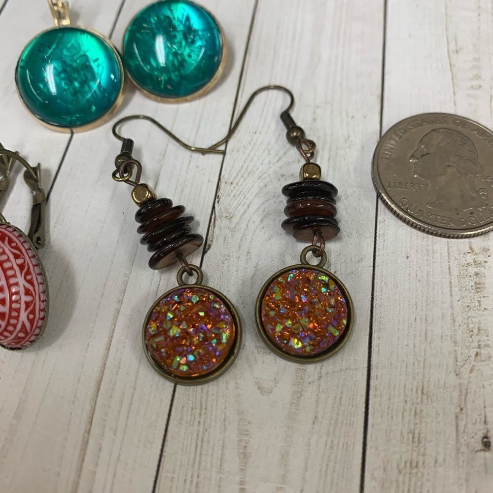 Dangle Earrings Bundle Lot - Picture 3 of 4